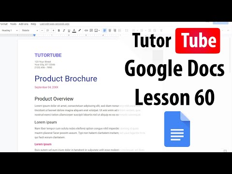 Google Docs Tutorial Lesson 1 Accessing Google Docs with your Google Account