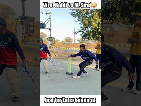 Virat Kohli vs Mohammed Siraj  Yesterday in IPL😁 #cricket #trending