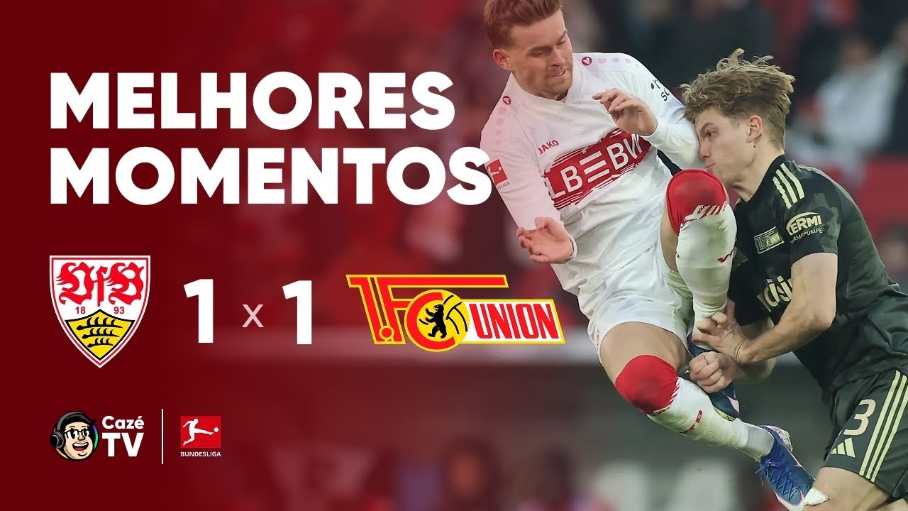 MELHORES MOMENTOS: STUTTGART 1 X 1 UNION BERLIN | BUNDESLIGA 2026 | 18ª RODADA