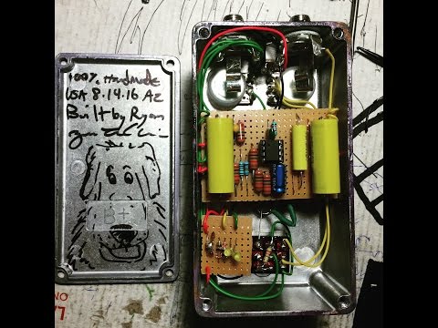 Built By Ryan Gainster of tone. Bass overdrive 2016 Purple image 4
