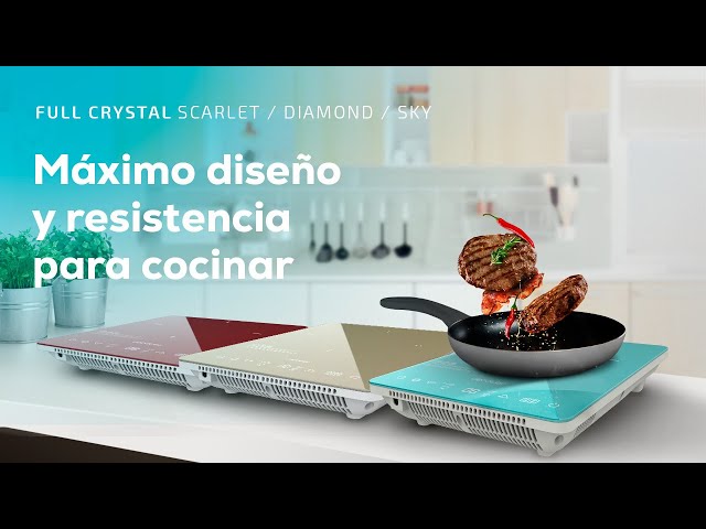 Cecotec Full Crystal Placa de Inducción Crytal Sky video