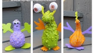 Alien Gourds Halloween Craft Tutorial