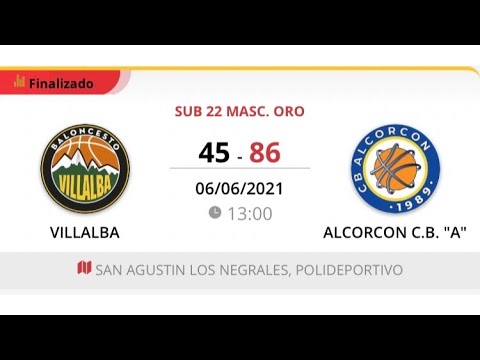 Sub22 masc VILLALBA - ALCORCON