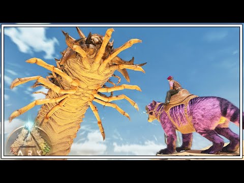 Hunting Down The Giant Alpha Deathworm & Arena Parkour Challenge | ARK Scorched Earth [EPISODE 34]