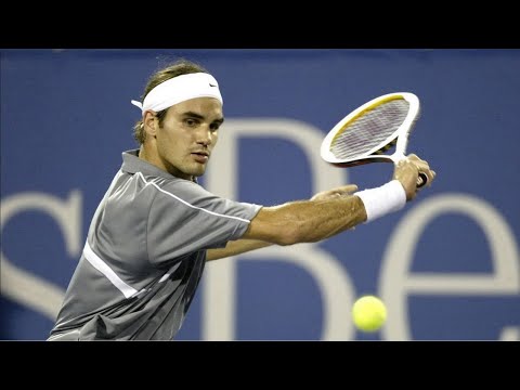 Tennis Masters Cup 2003 Final - R.Federer vs A.Agassi Highlights