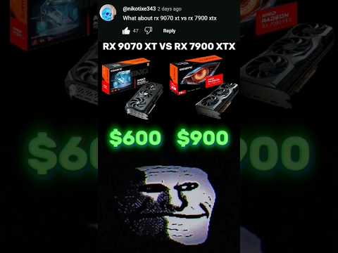 RX 9070 XT vs RX 7900 XTX fps test💀🔥😱 #gaming #pc #fps #benchmark