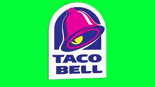 Taco Bell Green Screen Logo Loop Chroma Animation