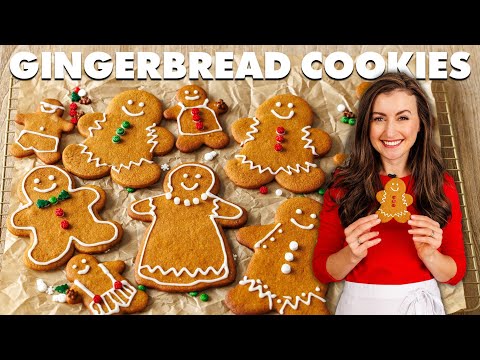 Easy & Festive Gingerbread Cookies Recipe | Perfect Holiday Treat 🎄