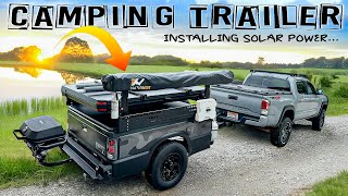 AMAZING DIY Camping Trailer Build | Adding Solar Power & More..! " Trailer Swift "