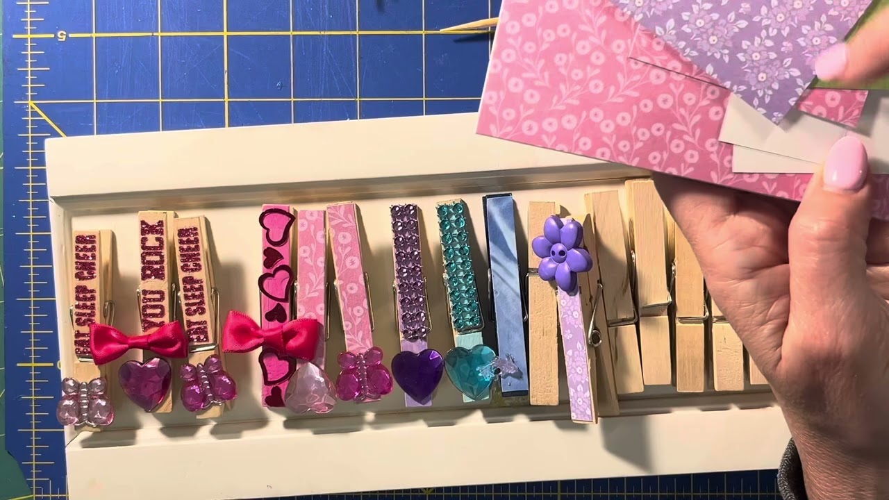 More Cute Clothes Pin Ideas for Cheer Spring Edition