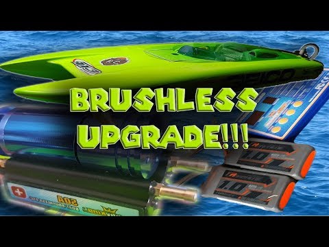 ProBoat Miss Geico Full 2S 4S LiPo Brushless Upgrade HobbyKing 40 Amp System, Stock 17"