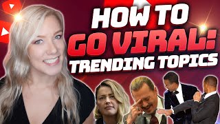 How to Go Viral with TRENDING Topics on YouTube, Instagram, TikTok, and more!