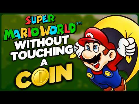 Is it possible to beat Super Mario World without touching a single coin?