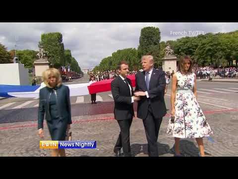 Pres. Trump & French Pres. Macron - ENN 2017-07-14