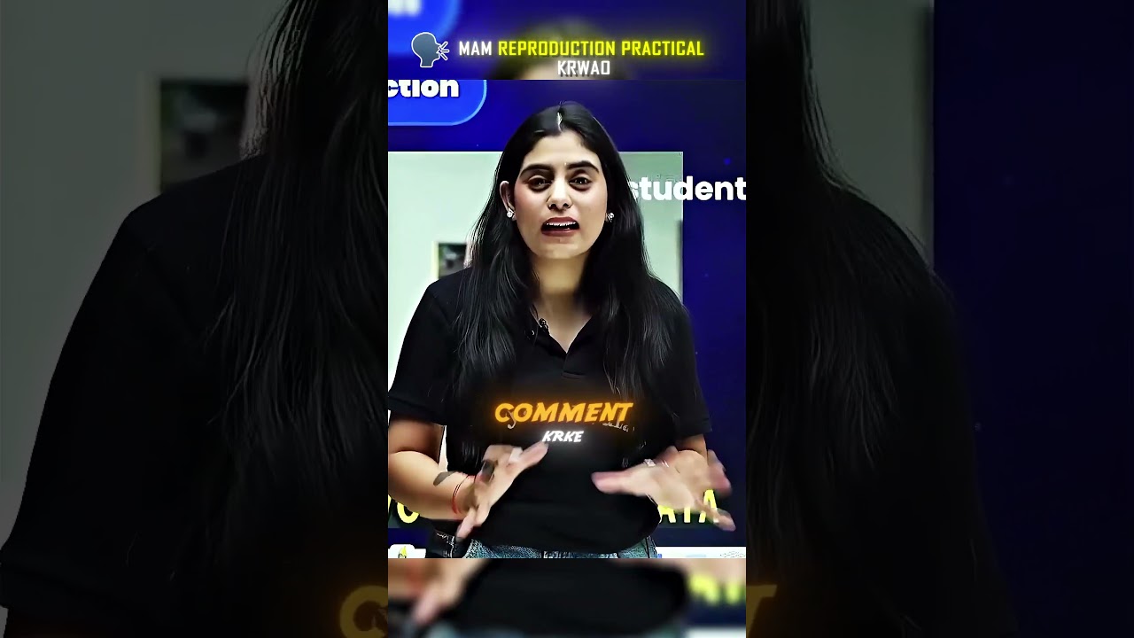Samridhi Mam On Reproduction Practical 😡#samridhimam #class10th #reproduction #biology