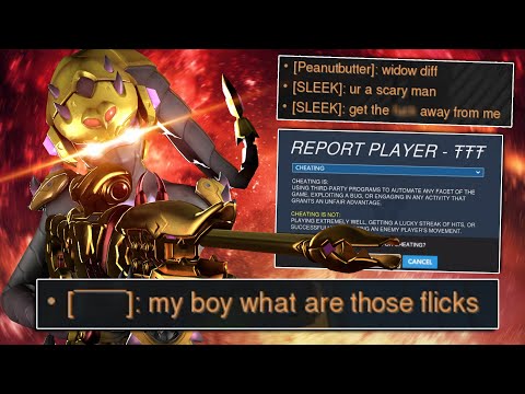 When your teammate REPORTS you for CHEATING on Widowmaker/Hanzo - Overwatch