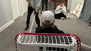 Download the video "2v2 knee hockey LETSSS GOOOO"