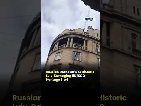 Russian Drone Strike Hits Lviv | UNESCO Site Damaged, Civilians Injured