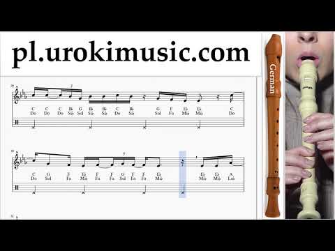 Nauka Gry Na Flecie Prostym (Niemiecki) Martin Garrix feat Khalid - Ocean Nuty Poradnik um-i463