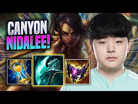 CANYON IS A GOD WITH NIDALEE! - DK Canyon Plays Nidalee JUNGLE vs Wukong! | Season 2022