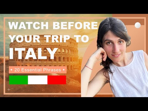 Master 20 Italian Phrases for Travel in Italy!