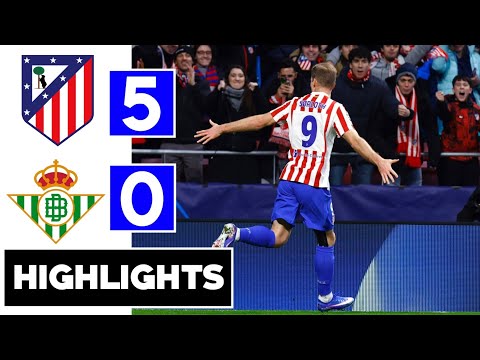 Atletico Madrid vs Real Betis 5-0 Highlights Goals | Simeone •Lockman goal | Copa del Rey 