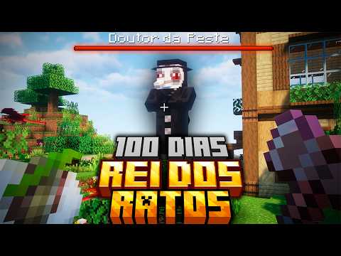 SOBREVIVI 100 DIAS COMO REI DOS RATOS NO MINECRAFT - O FILME