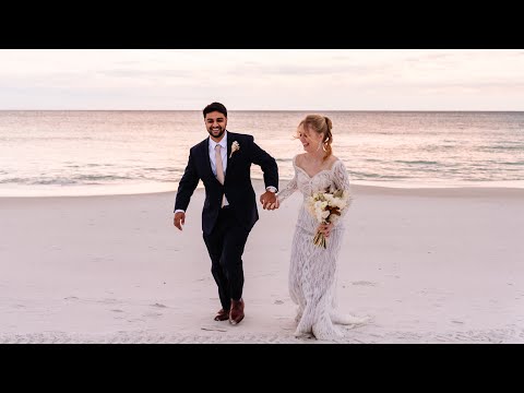 Jackie + Raza 30A wedding on Santa Rosa Beach
