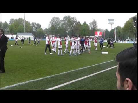 Ajax B1 winnaar Aegon Future Cup Ajax - liverpool 2 - 1