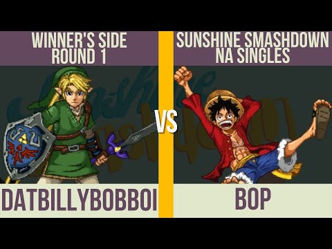 Sunshine Smashdown NA: SSF2 Winner's - datbillybobboi (Link) vs. Bop (Luffy)