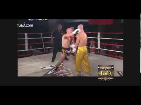 Yi Long 2 Shaolin Monk who resists K O !  Boxing ! MMA   360p
