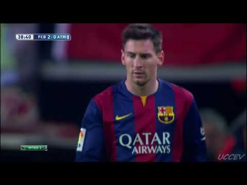 Messi vs Atletico Madrid (Home) liga 2014-15 english commentary hd 1080P