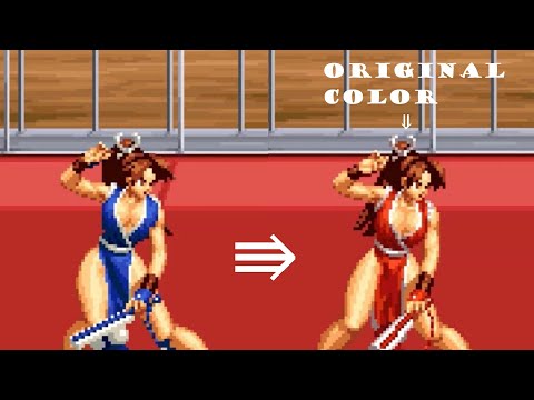 Mugen: How to setup a character's original color