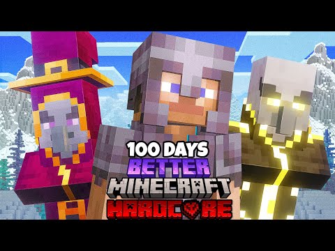 Michael Survives 100 Days in Epic Minecraft - Insane Results!