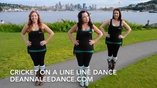 Cricket on a Line Line Dance (Teach &amp; Demo)