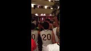 preview picture of video 'Cavalier Nation takes over hotel in Rapid City Hotel'