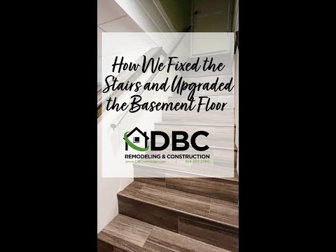 How We Fixed the Stairs and Upgraded the Basement Floor