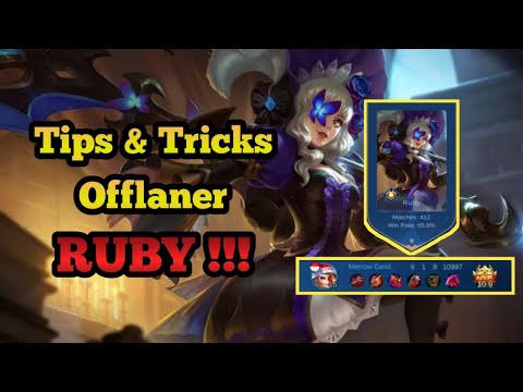 DIJAMIN PAHAM OFFLANE BUAT PEMULA!! TUTORIAL & TIPS RUBY OFFLANER TERBARU SEASON 17 2020!!