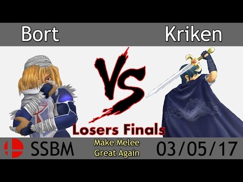 Make Melee Great Again Loser's Finals - Bort (Sheik) vs Kriken (Marth)