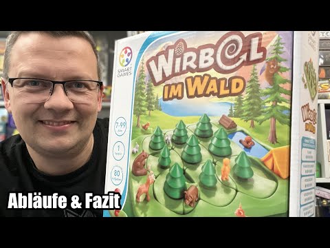 Wirbel im Wald (Smart Games) - Logikspiel bzw. Denkspiel / Solospiel ab 7 Jahren