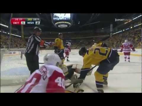 Wings @ Predators Game 1 4/11/12 (HD)