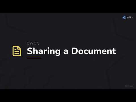 Sharing a Document