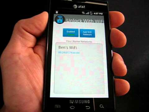 Unlock With WiFi Video