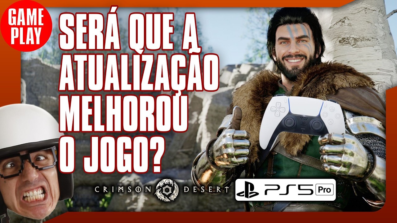 🎮🚨AO VIVO - GAMEPLAY - CONFERINDO AS ATUALIZAÇÕES DO CRIMSON DESERT  - PS5 PRO #crimsondesert