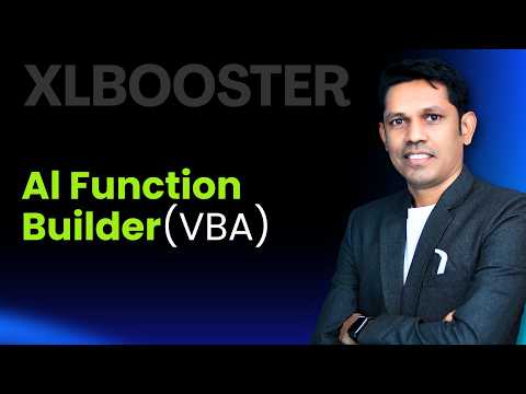 How To Use Ai Function Builder In Excel Vba Function Builder Lambda Function Builder