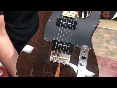 2017 Fender Exotic Series Malaysian Blackwood P90 Telecaster US17008736 - Guitar Spotlight