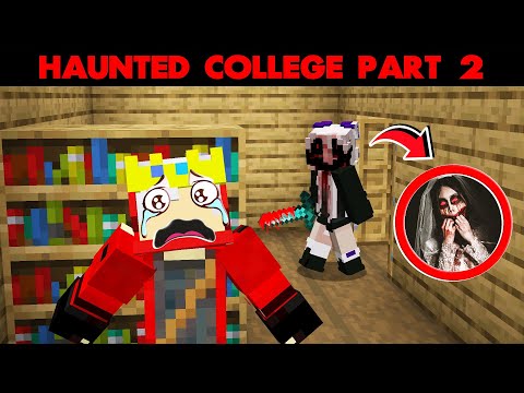 Minecraft Haunted College Part 2 | Minecraft Horror Story in Hindi