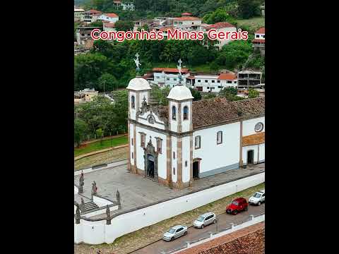 Drone mostra Igreja em Congonhas Minas Gerais. #drone #minasgerais #congonhas