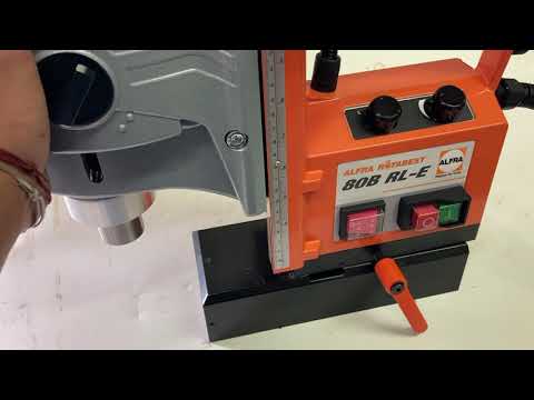 Magnetická vrtačka ALFRA ROTABEST RB 80 B RL-E - nastavitelná magnetická noha