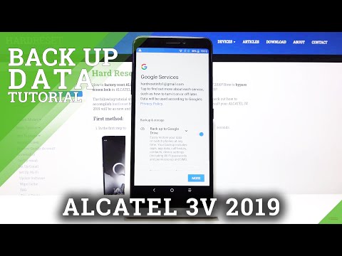 How to Enable Google Backup in ALCATEL 3V 2019 – Backup Data